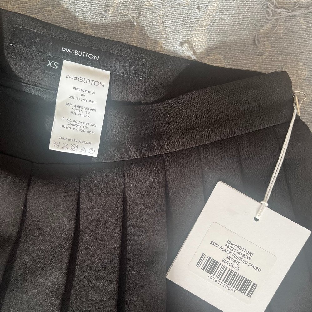 PUSHBUTTON SSENSE Exclusive Black Skort